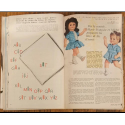 Modes et travaux N°64 avec 3 patrons + 2 suppléments 1964 vintage