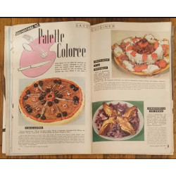 Modes et travaux N°64 avec 3 patrons + 2 suppléments 1964 vintage
