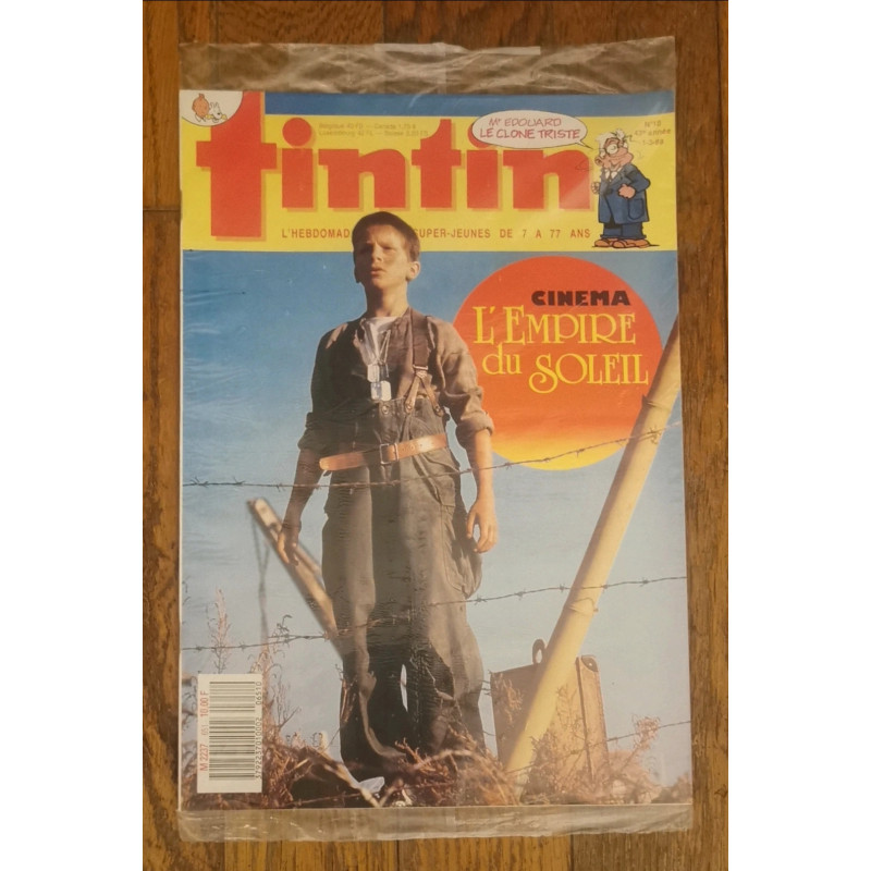 Tintin magazine N°10 sous blister 1988 vintage