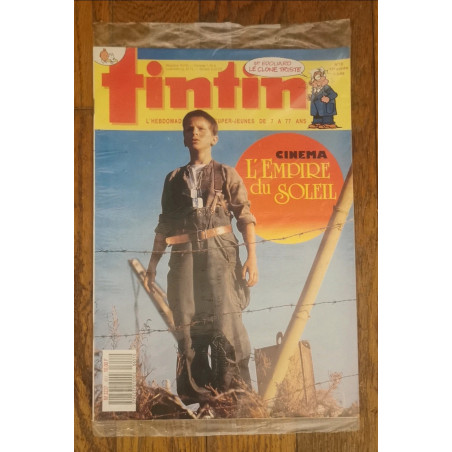 Tintin magazine N°10 sous blister 1988 vintage