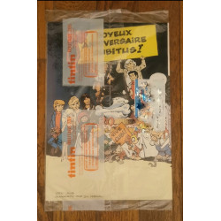 Tintin magazine N°15 sous blister 1988 vintage