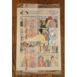Tintin magazine N°16 sous blister 1988 vintage