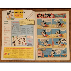 Journal de Mickey N°2040 avec mini récit bd à monter 1991 vintage