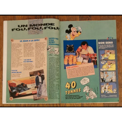 Journal de Mickey N°2040 avec mini récit bd à monter 1991 vintage