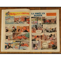 Journal de Mickey N°2040 avec mini récit bd à monter 1991 vintage