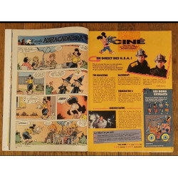 Journal de Mickey N°2040 avec mini récit bd à monter 1991 vintage