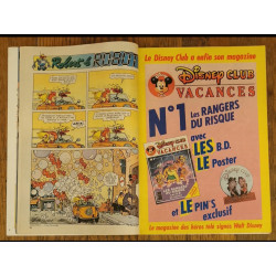 Journal de Mickey N°2040 avec mini récit bd à monter 1991 vintage