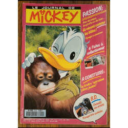 Journal de Mickey N°2014 avec cadeau + Poster + 4 fiches 1990 vintage