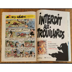 Journal de Mickey N°2014 avec cadeau + Poster + 4 fiches 1990 vintage