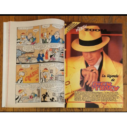Journal de Mickey N°1996 Dick Tracy + 4 fiches 1990 vintage