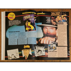 Journal de Mickey N°1996 Dick Tracy + 4 fiches 1990 vintage