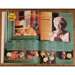 Journal de Mickey N°1996 Dick Tracy + 4 fiches 1990 vintage