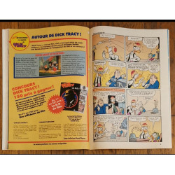Journal de Mickey N°1996 Dick Tracy + 4 fiches 1990 vintage