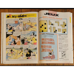 Journal de Mickey N°1996 Dick Tracy + 4 fiches 1990 vintage