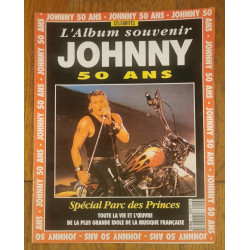 Magazine Johnny Hallyday début années 90 album souvenir 50 ans vintage