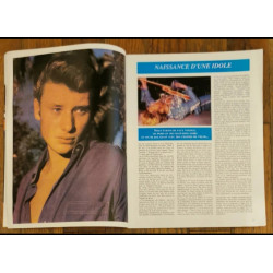 Magazine Johnny Hallyday début années 90 album souvenir 50 ans vintage
