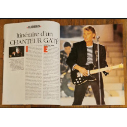Magazine Johnny Hallyday début années 90 album souvenir 50 ans vintage