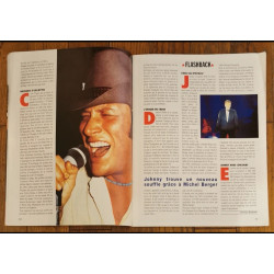 Magazine Johnny Hallyday début années 90 album souvenir 50 ans vintage