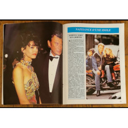 Magazine Johnny Hallyday début années 90 album souvenir 50 ans vintage
