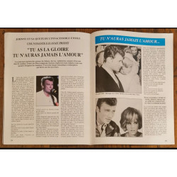 Magazine Johnny Hallyday début années 90 album souvenir 50 ans vintage