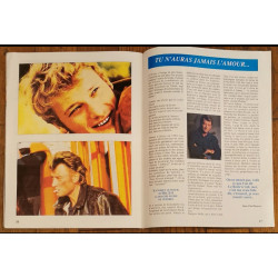 Magazine Johnny Hallyday début années 90 album souvenir 50 ans vintage