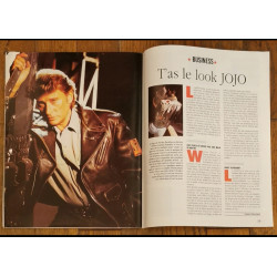 Magazine Johnny Hallyday début années 90 album souvenir 50 ans vintage