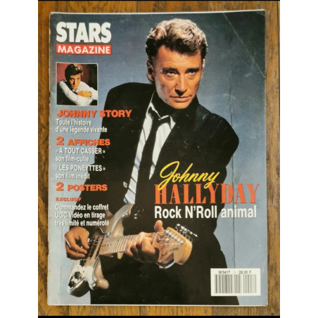 Stars magazine N°3 Johnny Hallyday 1993 vintage