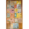 Lot de 11 anciens Journaux de Mickey Début Années 80 vintage