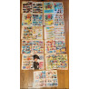 Lot de 11 anciens Journaux de Mickey Début Années 80 vintage
