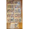 Lot de 11 anciens Journaux de Mickey Début Années 80 vintage