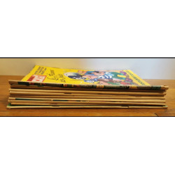 Lot de 11 anciens Journaux de Mickey Début Années 80 vintage