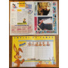 Journal de Mickey N°2012 avec 4 fiches + dépliant Nesquik 1990 vintage