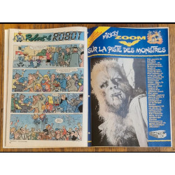 Journal de Mickey N°2012 avec 4 fiches + dépliant Nesquik 1990 vintage