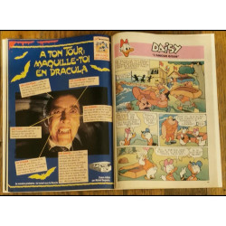 Journal de Mickey N°2012 avec 4 fiches + dépliant Nesquik 1990 vintage