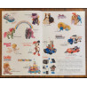 Journal de Mickey N°1998 avec 4 fiches + dépliant jouets 1990 vintage