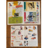 Journal de Mickey N°1998 avec 4 fiches + dépliant jouets 1990 vintage