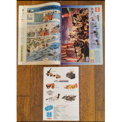 Journal de Mickey N°1998 avec 4 fiches + dépliant jouets 1990 vintage