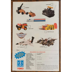 Journal de Mickey N°1998 avec 4 fiches + dépliant jouets 1990 vintage