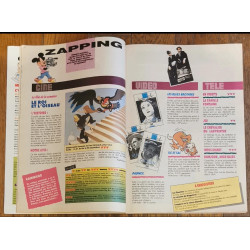 Journal de Mickey N°1998 avec 4 fiches + dépliant jouets 1990 vintage