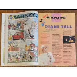 Journal de Mickey N°1998 avec 4 fiches + dépliant jouets 1990 vintage
