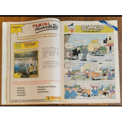 Journal de Mickey N°1998 avec 4 fiches + dépliant jouets 1990 vintage