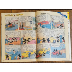 Journal de Mickey N°1998 avec 4 fiches + dépliant jouets 1990 vintage