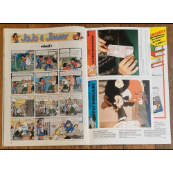 Journal de Mickey N°1998 avec 4 fiches + dépliant jouets 1990 vintage