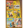 Lot de 6 anciens magazines vintage