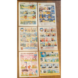 Lot de 6 anciens magazines vintage