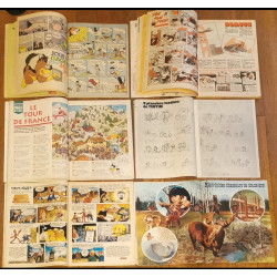 Lot de 6 anciens magazines vintage