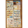 Lot de 6 anciens magazines vintage
