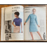 Modes et travaux N°784 avec 3 Patrons + Supplément 1966 vintage
