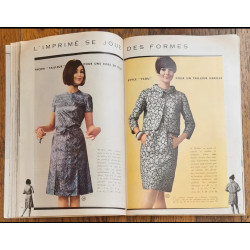 Modes et travaux N°784 avec 3 Patrons + Supplément 1966 vintage