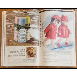Modes et travaux N°784 avec 3 Patrons + Supplément 1966 vintage